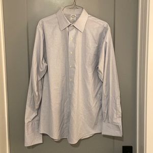 Brooks Brothers Light Blue Microcheck Dress Shirt